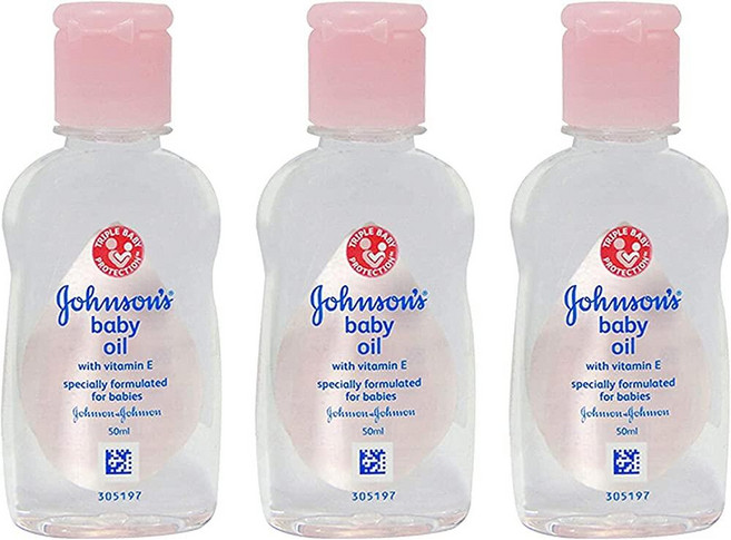존슨즈 베이비 오일 50ml 3개