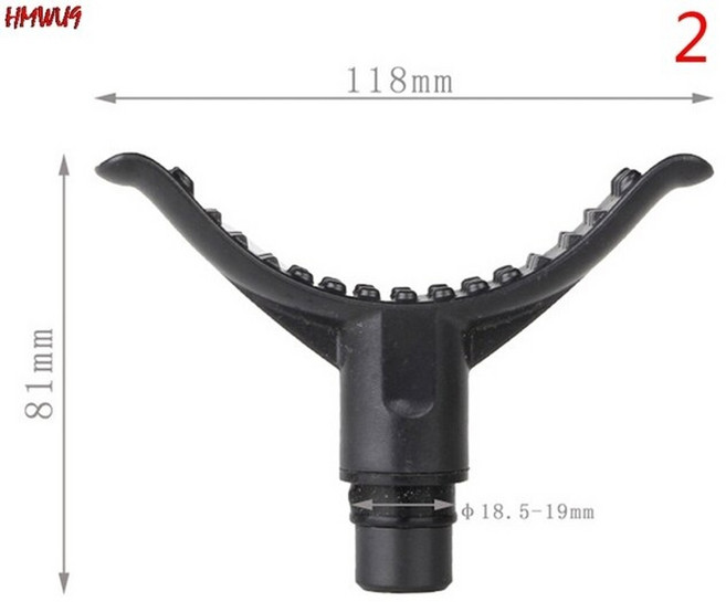 새로운 범용 근막 총 마사지 헤드 바디 이완 마사지 교체 헤드 세트, n2