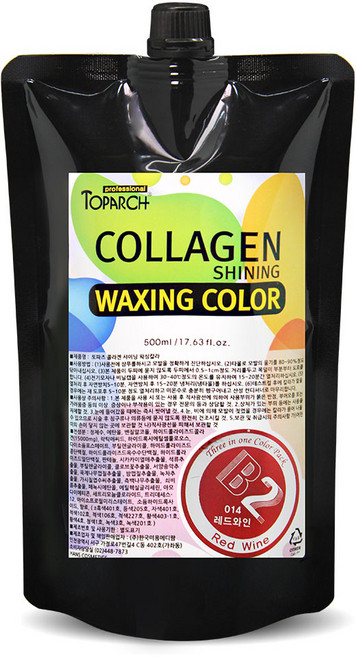토파 콜라겐 샤이닝 왁싱칼라 헤어매니큐어 염색약, 쵸코브라운, 1개