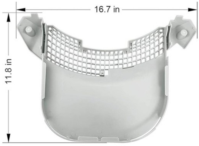 효율적인 린트 포집을 위한 켄모어 건조기 모델용 2개 세탁기 린트 필터 커버 교체용 자석 부착물, 01 빠른  Mainland