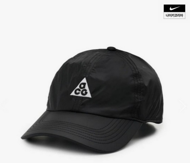 국내 매장 나이키 러닝 ACG 스포츠 드라이핏 트레일 클럽 블랙 볼캡 모자, M/L, 1개