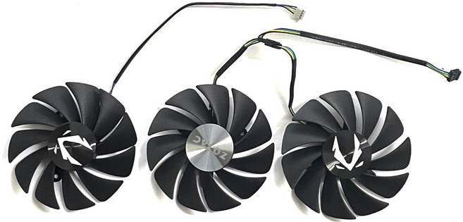 호환 ZOTAC GAMING GEFORCE RTX 3070TI 3080 AMP 비디오 카드 냉각 팬용 87MM 4PIN GA92S2U CF9015H12S RTX, 03 3PCS
