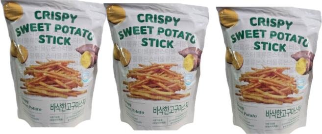 매홍 바삭한 고구마스틱, 3개, 330g
