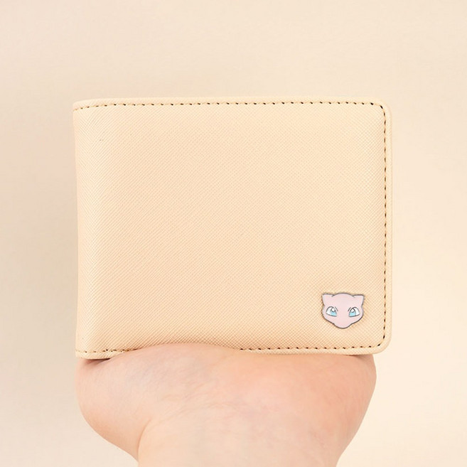 포켓몬스터 뮤 반지갑 PU 인조 가죽 어린이지갑 포켓몬 캐릭터 아동 키즈 초등학생 여자 2단 동전 지폐 카드 지갑 어린이날선물 여친 선물