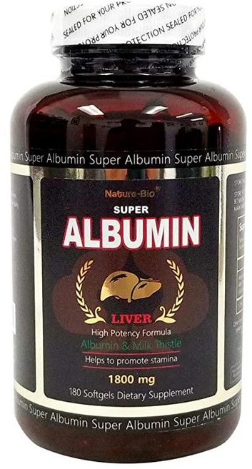 Nature-Bio Super Liver Albumin 176646, 180, 1 - 쿠팡