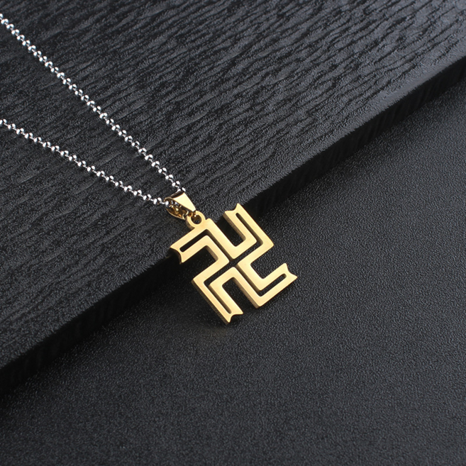 만자 목걸이 불교 부처님 스테인리스 펜던트 길상문 by 선연주