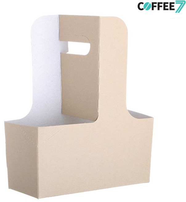 크라프트 무지 컵캐리어 2구, 100개입, 1개