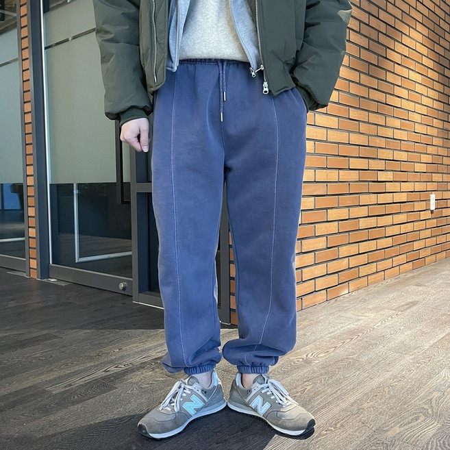 피그먼트 남자 트레이닝 조거 팬츠 4Color