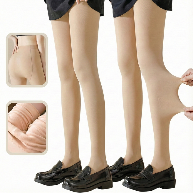 ZHEYE 맨다리같이 자연스러운 살색 기모스타킹 구김없는 겨울레깅스 보온 타이즈 레깅스 스타킹