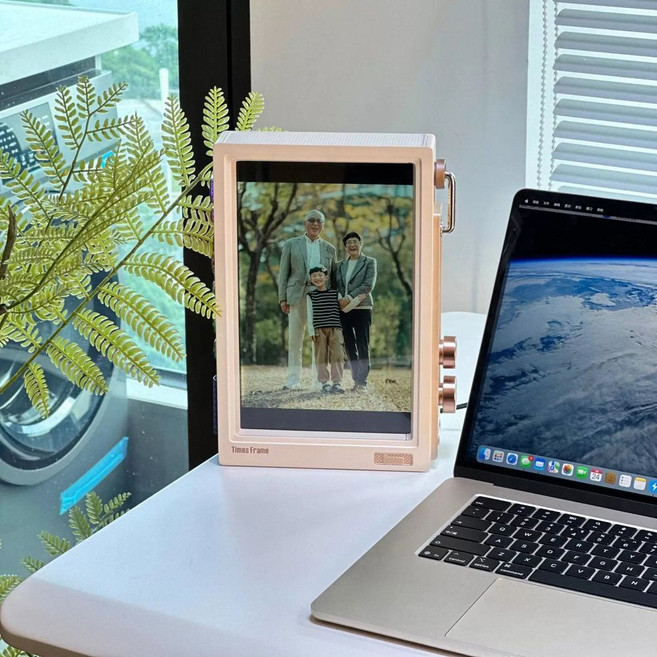 Divoom 액자프레임 TimesFrame DIY 디지털 액자, F. DotSound 타임 렐름 투명 플로팅 액자 화이, F. DotSound 타임 렐름 투명 플로팅 액자 화이