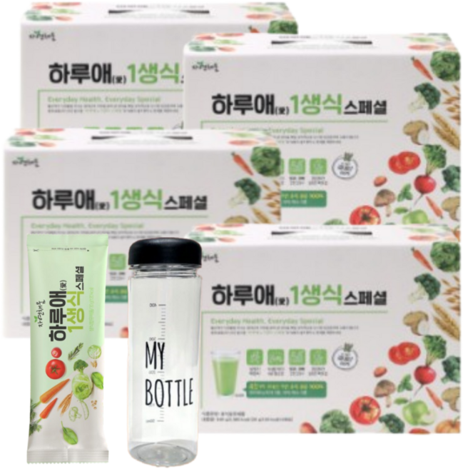 자연채움 하루애 1생식 스페셜 선식 아침식사대용 (16주분), 112개, 30g