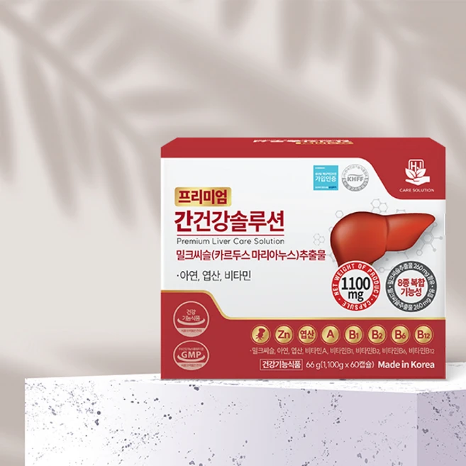 HJ 프리미엄 간건강솔루션 60캡슐, 1개, 60정 - 쿠팡