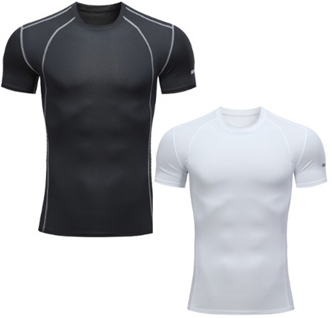 (공인기관 테스트완료) 컴프레션 스포츠 이너웨어 남자 테크핏 언더레이어 반팔 상의