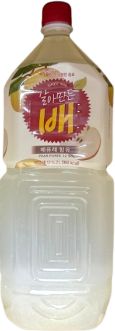 해태음료 갈아만든 배, 2L, 1개