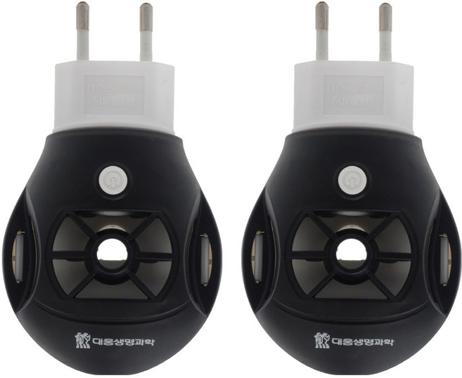 대웅생명과학 모기사냥꾼 곰돌이 2in1 멀티 훈증기, 65g, 2개