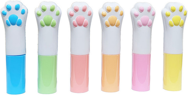 포포라운지 립밤 용기 멀티밤 립스틱 케이스 공병, 6개, (6개 색상 한 세트)