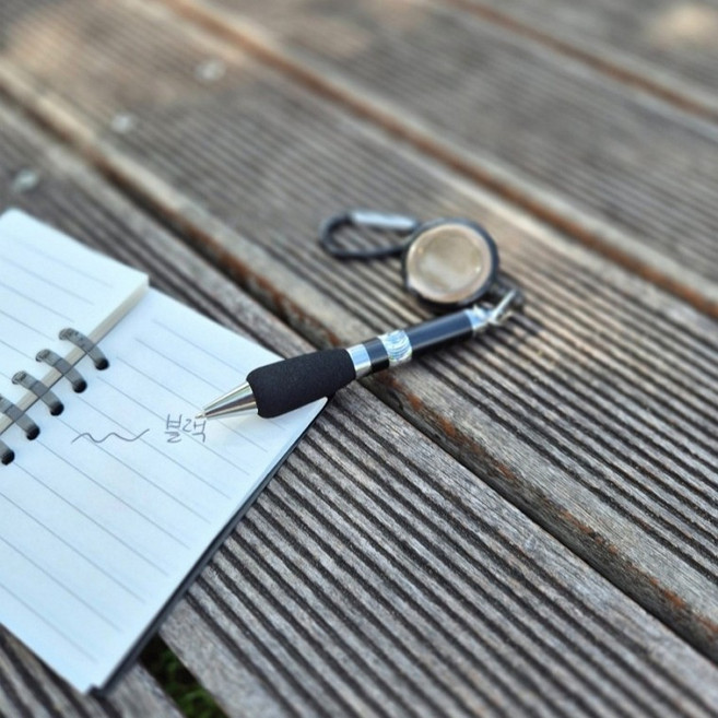 (3개세트) 블랙컬러 간호사 목걸이 볼펜 실습 분실방지, 1개, 상세페이지 참조