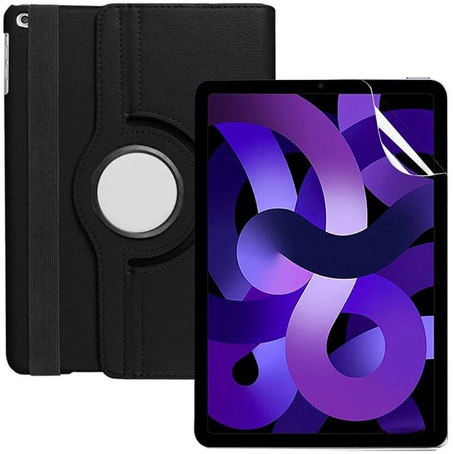 [SOLIST]아이패드 8세대 호환 회전 케이스+액정보호 필름 2매, 본상품선택, 본상품선택