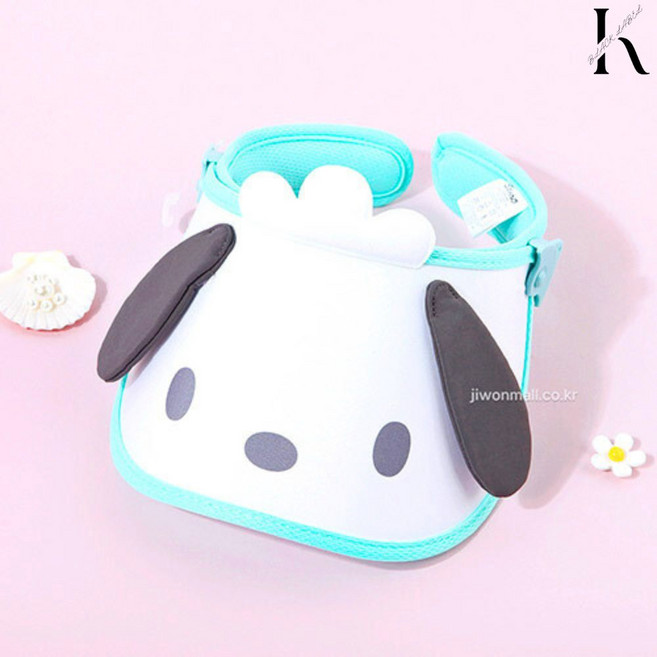 산리오 정품 모자 입체 샤인 각도캡 시나모롤 쿠로미 마이멜로디 포차코 헬로키티 썬캡 여름 선캡 자외선차단 어린이 유아 키즈