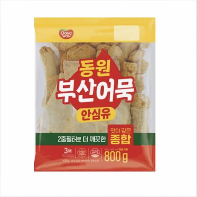 동원 부산어묵 맛이 깊은 알뜰종합, 15개, 800g