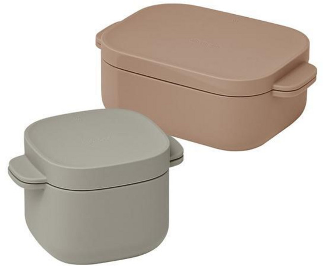 실리만 실리콘 멀티 찜기 세트 2PK (실리만 실리콘 멀티 찜기 세트 2PK-그레이 베이지핑크), 1개