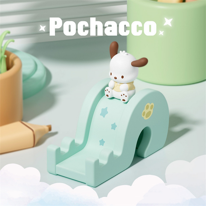 산리오 휴대폰 핸드폰 거치대 스마트폰 안경거치대 휴대용, 1개, 포차코