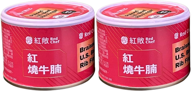Red Chef 紅敞 紅燒牛腩, 170g, 2個