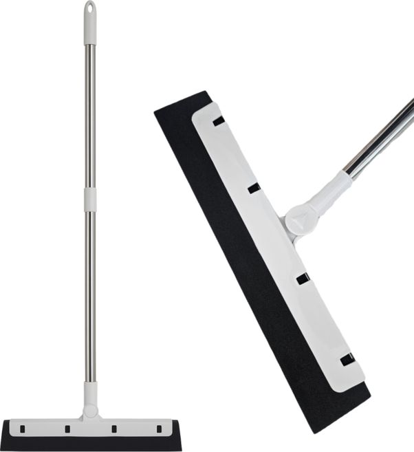 애니니즈 물기제거 다용도 스퀴지 빗자루, 1개, 블랙