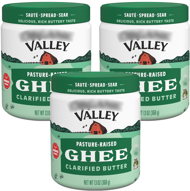 오가닉밸리 기 버터, 3개, 368g