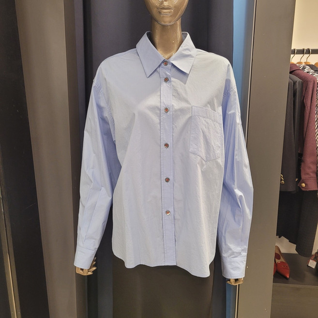 제시뉴욕 여성 루즈핏 언발기장 긴팔 셔츠