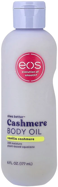 EOS 시어버터™ 캐시미어 바디 오일 바닐라 캐시미어 177ml (6 fl oz) EOS-71428 - 쿠팡