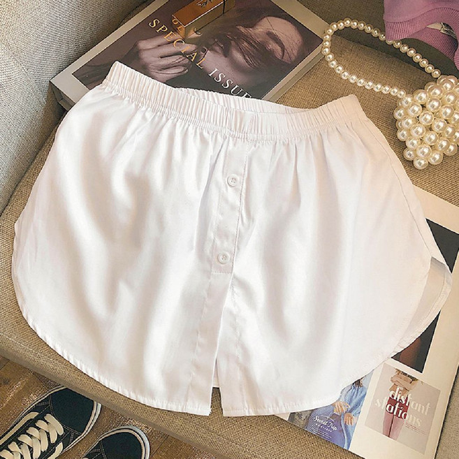 Helena 百搭假兩件裙襬衛衣打底裙 內搭襯裙遮屁裙 襯衫下擺內搭神器 多層次疊穿展現時尚品味