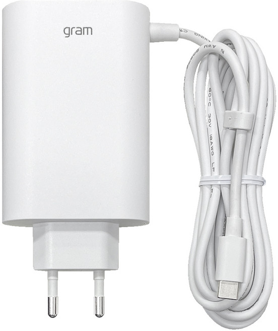 LG 2021 gram 17ZD90P-GX56K 정품 아답터 아답타 충전기 20V 3.25A 65W / C타입, 화이트, 1개