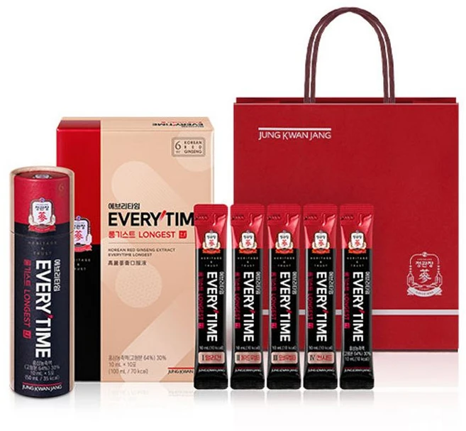 [정관장] 홍삼정 에브리타임 롱기스트 10ml x 10 포 (10일분), 1개, 100ml - 쿠팡