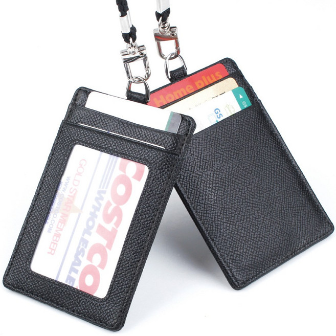 아이플로 소가죽 엠보 남자 남성 카드지갑/카드목걸이지갑/명함지갑 국내생산