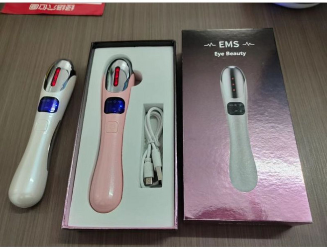 美眼儀 智能按摩儀 恆溫加熱 彩光護眼 震動導入儀, 粉色