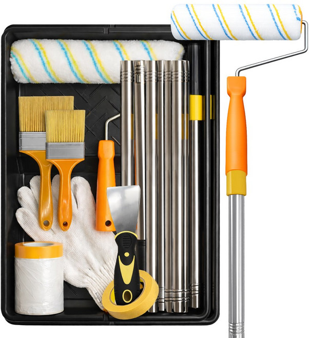 아띠꼴로 9종세트 셀프 페인트 칠 도구 용품 부자재 DIY 공구, 1세트