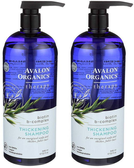 아발론오가닉스 비오틴 B-콤플렉스 샴푸, 2개, 946ml