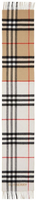 버버리 콘트라스트 체크 캐시미어 스카프