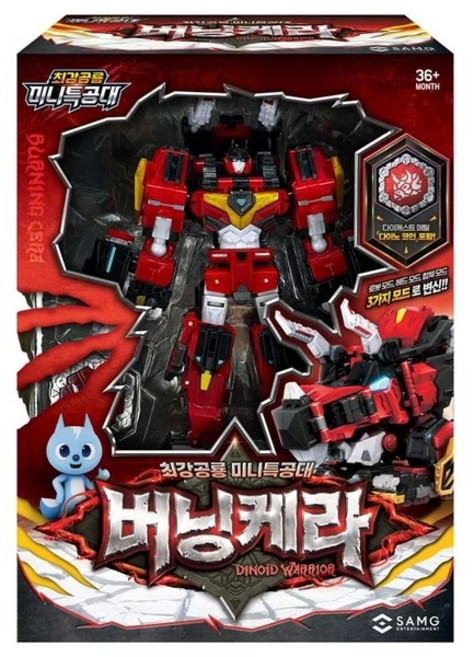 SAMG 最強恐龍迷你特攻隊 變形機器人, Red, 1個