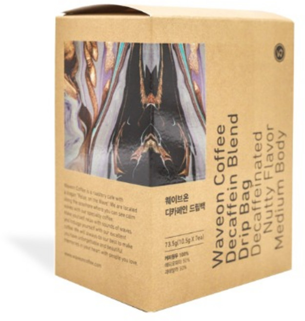 웨이브온 디카페인 드립백 7개입, 735g