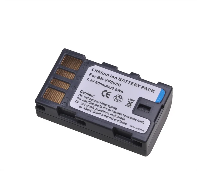 BN-VF808 배터리 및 충전기 JVC GZ-MG130 GZ-HD7 GR-D760 800mAh