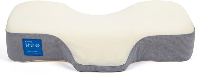[네이버 BEST 1위]잠솔솔 경추베개 메모리폼 기능성 메쉬아이보리, 1개, 아이보리