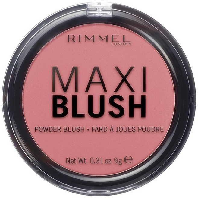 Rimmel 림멜 맥시 003 와일드 카드 블러쉬 쉐이드 9g Maxi Blush Shade Wild Card, 1개, 상세참조 - 쿠팡
