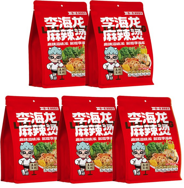 리하이롱 마라탕 중국판매1위마라탕 마라탕 밀키트 매운맛, 410g, 5개