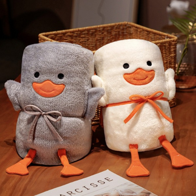 오리 담요 휴대용 오리 담요 무릎담요 사무실 캠핑 차박 담요