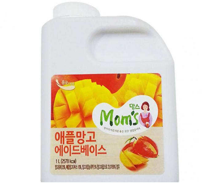 맘스리얼베이스애플망고 흥국 1Lx12개, 12개, 1L