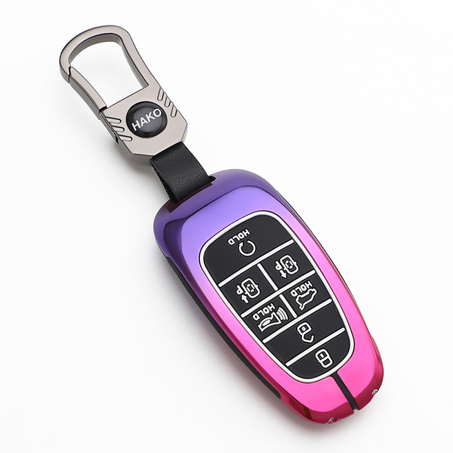 HAKO 심리스 차 키케이스 (현대호환), 핑크, H-07