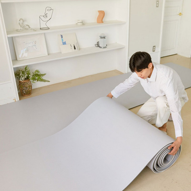 셀프시공 롤매트 놀이방매트 110x100cm 두께 15T층간소음방지 거실매트 유아매트 시공매트, 5.오가닉베이지
