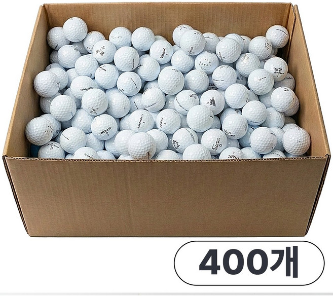 그린피플 봄맞이 파격한정 실속특가 혼합브랜드 로스트볼 연습장볼 (400개/박스) 화이트 컬러혼합